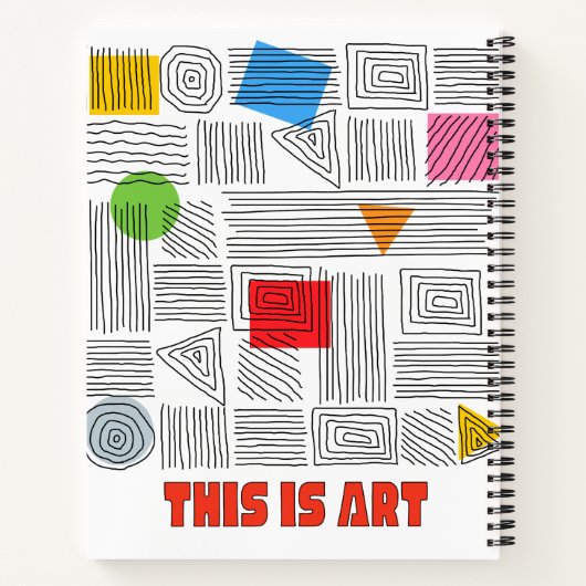 DAS IST KUNST NOTIZBLOCK (Rückseite)