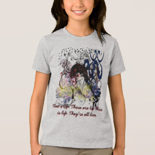 Das ist Leben. Das sind Leben. Sie sind alle Leben Tri-Blend Shirt