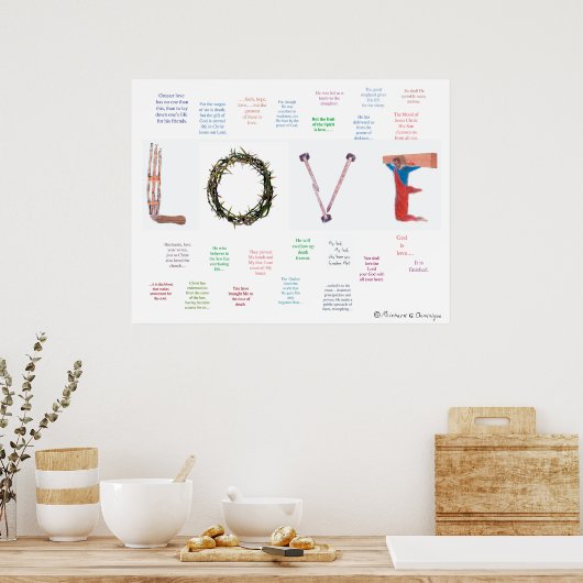 Das ist Liebe. Poster (Küche)