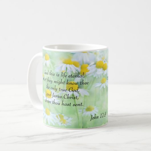 Das ist Life Eternal - John 17:3 Kaffeetasse (Vorderseite Links)