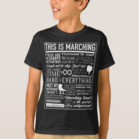 Das ist Marching Band - Funny Marching Band Sprich T-Shirt (Vorderseite)