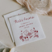 Das ist mehr Brautparty Serviette