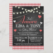 Das ist mehr Einladung, Hochzeit-Probe Einladung (Vorne/Hinten)