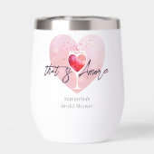 Das ist mehr italienischer Vino vor Vows Brautpart (Rückseite)