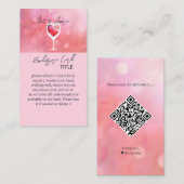 Das ist mehr italienischer Vino vor Vows Brautpart Begleitkarte (Vorne/Hinten)