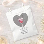 Das ist mehr italienischer Vino vor Vows Brautpart Geschenktütchen (Ausgeschnitten)