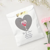 Das ist mehr italienischer Vino vor Vows Brautpart Geschenktütchen (Versiegelt)