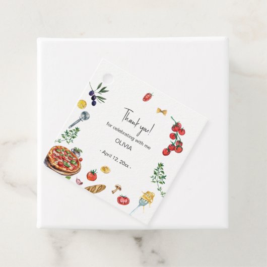 Das ist mehr italienisches Party danke dir Gutes T Geschenkanhänger (Beispiel)