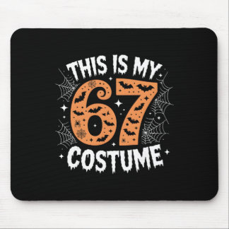 Das ist mein 67 Kostüm Lazy Brainrot Meme 67 Lusti Mousepad