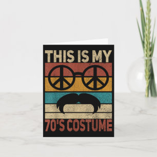 Das ist mein 70er Kostüm 70 Stile Men 70er Disco 1 Karte