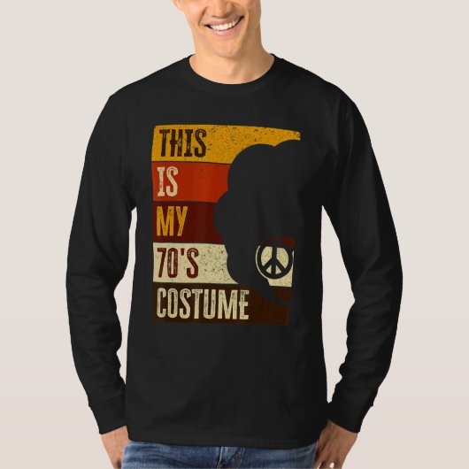 Das ist mein 70er Kostüm 70er Outfit für Frauen in T-Shirt (Vorderseite)