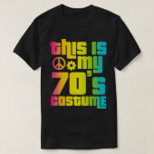 Das ist mein 70er-Kostüm aus den 70er Jahren, ein  T-Shirt (Design vorne)