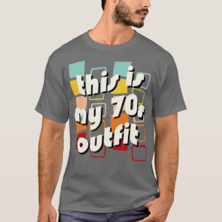 Das ist mein 70er-Kostüm, Hippy Phrase Funny P aus T-Shirt