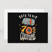 Das ist mein 70er-Kostüm Postkarte (Vorne/Hinten)