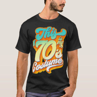 Das ist mein 70er Kostüm Vintag Retro der 1970er J T-Shirt