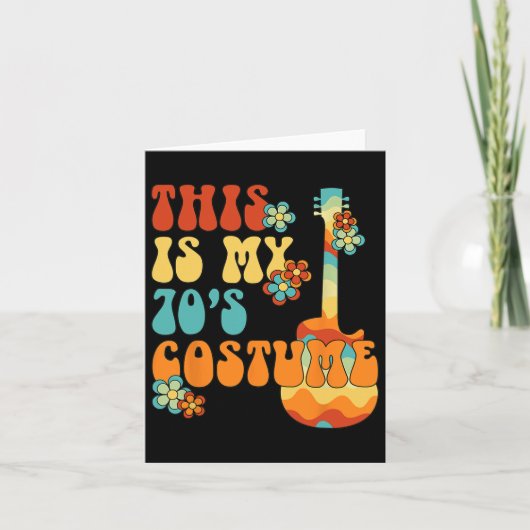 Das ist mein 70er Kostümspass Groovy Peace Hallowe Karte (Vorderseite)