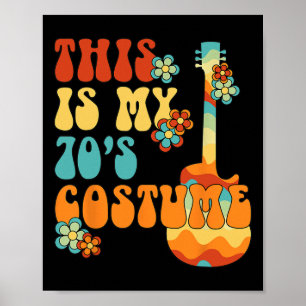 Das ist mein 70er Kostümspass Groovy Peace Hallowe Poster