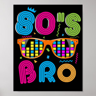 Das ist mein 80er Bro Neon 80er Jahre Party Poster
