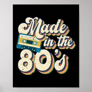 DAS IST MEIN 80er COSTUME Extravagant Dress Party Poster
