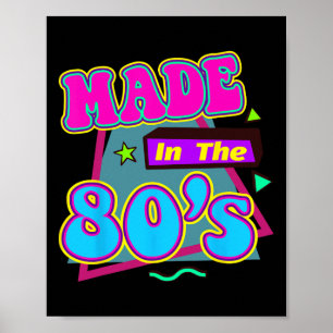 DAS IST MEIN 80er COSTUME Extravagant Dress Party Poster