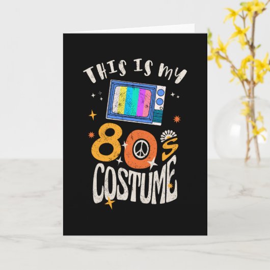 Das ist mein 80er Costume Grunge-Effekt Karte (Gelbe Blume)