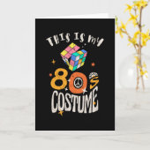 Das ist mein 80er Costume Grunge-Effekt Karte (Gelbe Blume)