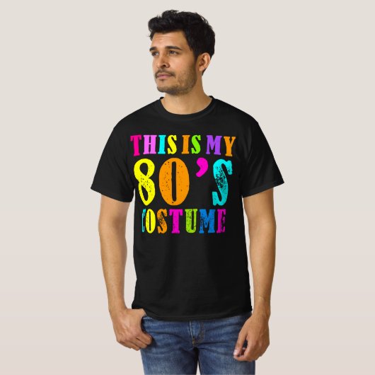 Das ist mein 80er-Kostüm - Extravagant Dress Party T-Shirt (Vorne ganz)