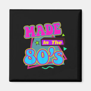 Das ist mein 80er Kostüm Extravagante Kleidung Par Magnet