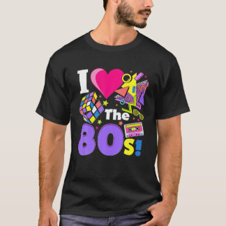 Das ist mein 80er Kostüm-Vintag Retro I Liebe der T-Shirt