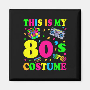 Das ist mein 80er Kostümoutfit Geschenke Achtziger Magnet