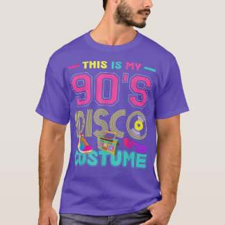 Das ist mein 90er Disco-Kostüm-Party Retro Music N T-Shirt