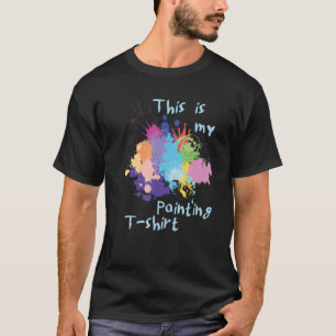 Das ist mein Acryl-Gieß-Mal-T-Shirt Künstler T-Shirt