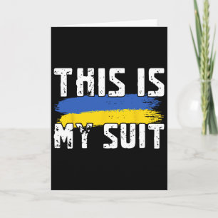 Das ist mein Anzug, lustige Ukraine-Flagge Zelensk Karte