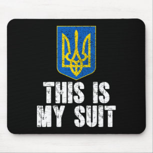 Das ist mein Anzug Unterstützt Ukraine Dreizack Uk Mousepad