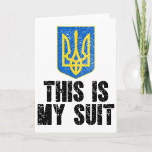 Das ist mein Anzug Unterstützt Ukraine Trident Ukr Karte