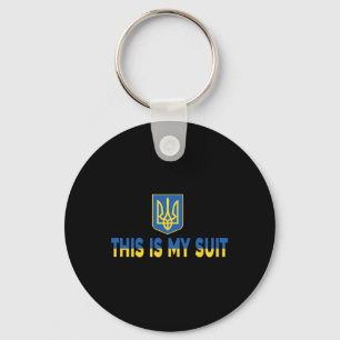Das ist mein Anzug Unterstützt ukrainischen Anzug  Schlüsselanhänger