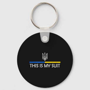 Das ist mein Anzug Unterstützt Zelensky Ukrainisch Schlüsselanhänger
