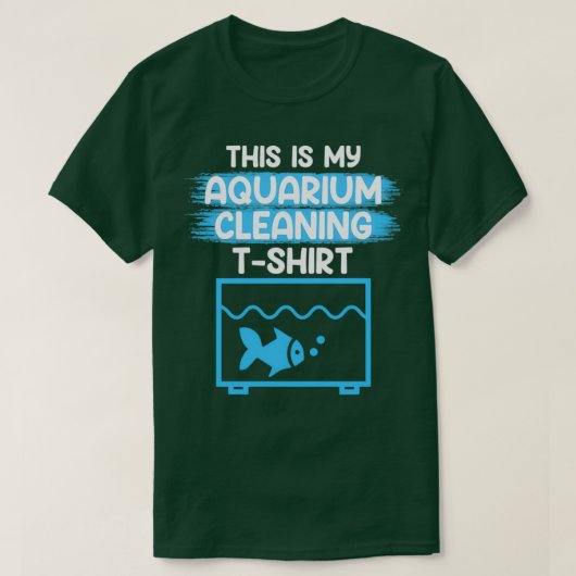 Das ist mein Aquarium-Reinigungs-Shirt Aquarist Aq T-Shirt (Design vorne)