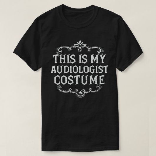 Das ist mein Audiologe Costume Fun Lazy Halloween T-Shirt (Design vorne)
