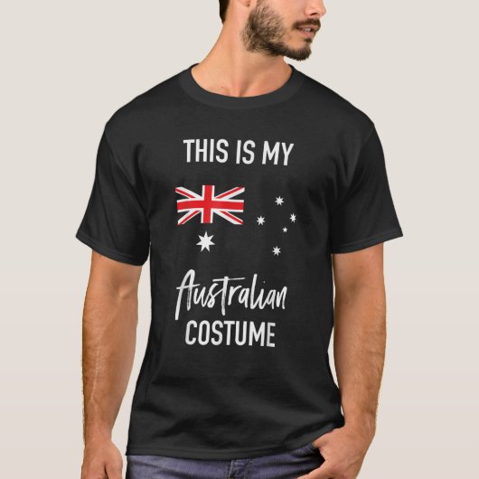 Das ist mein australisches Kostüm T-Shirt Funny Ha (Vorderseite)