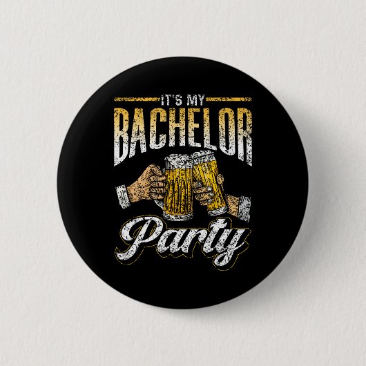 Das ist mein Bachelor Party Bride Groom Team 1 Button (Vorderseite)