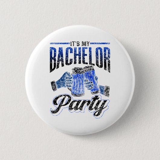 Das ist mein Bachelor Party Bride Groom Team 2 Button (Vorderseite)