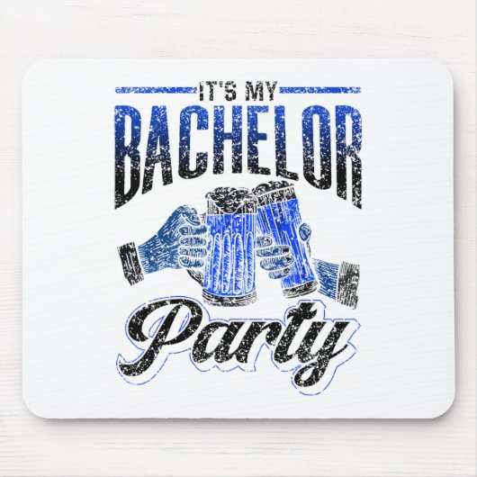 Das ist mein Bachelor Party Bride Groom Team 2 Mousepad (Vorne)