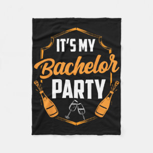 Das ist mein Bachelor Party Bride Groom Team Fleecedecke