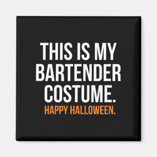 Das ist mein Barkeeper-Kostüm lustiger Halloween Magnet