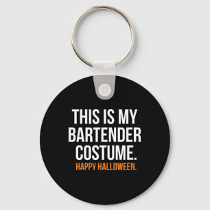 Das ist mein Barkeeper-Kostüm lustiger Halloween Schlüsselanhänger