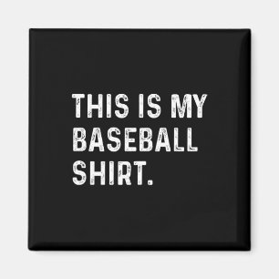 Das ist mein Baseball-Shirt - Pitcher Catcher Mama Magnet