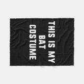 Das ist mein Bat-Kostüm Halloween lustige, leichte Fleecedecke (Vorderseite (Horizontal))