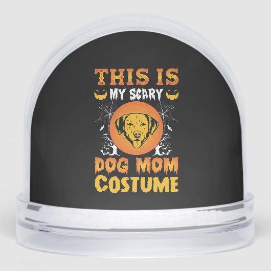 Das ist mein Beängstigender Mama-Kostüm Schneekugeln (Vorderseite)