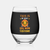 Das ist mein Beängstigender Mama-Kostüm Weinglas Ohne Stiel (Vorderseite)